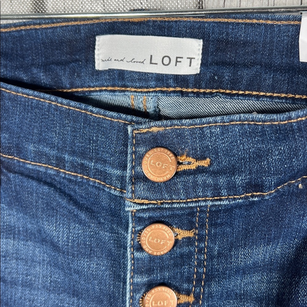 Loft modern skinny jeans size 10 - Picture 5 of 13